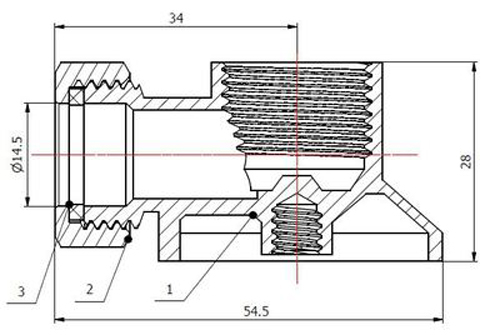 Canne de vidange machine à laver 1.50m - GARIS - P05-443-15