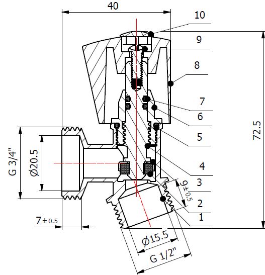 Canne de vidange machine à laver 2m – garis – p05-443-20 – Garis